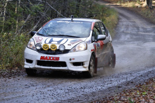Me, in the aforementioned Honda Fit.